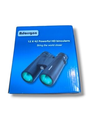 12x42 High Power Binoculars Set w/ Case & Accessories – Brand New